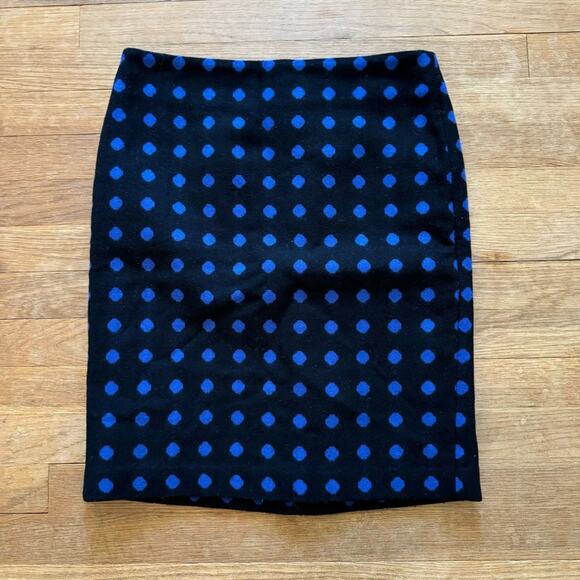 Talbots wool blend black blue knee length pencil skirt size 6P
b16 - Picture 1 of 4